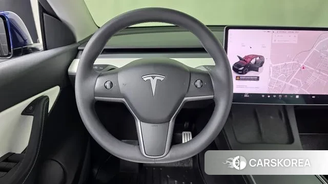 Tesla Model Y 2022 Синий из Кореи, фото 4