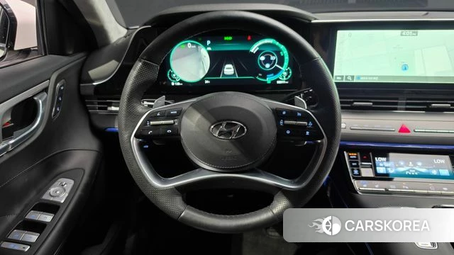 Hyundai The New Grandeur IG Hybrid 2021 Белый из Кореи, фото 4