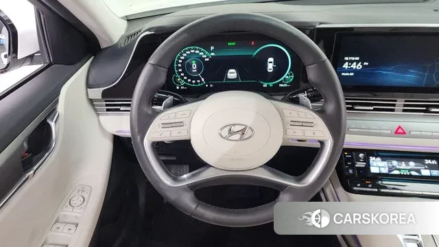 Hyundai The New Grandeur IG Hybrid 2022 Белый из Кореи, фото 4