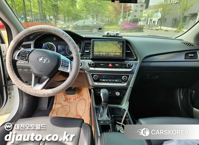 Hyundai Sonata New Rise Hybrid 2018 Белый из Кореи, фото 4