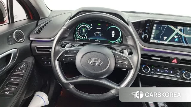 Hyundai Sonata Hybrid (DN8) 2019 Красный из Кореи, фото 4