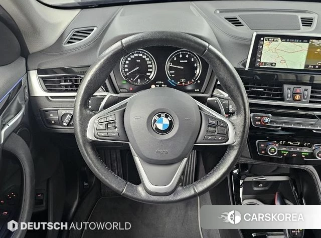 BMW X1 (F48) 2021 Черный из Кореи, фото 4