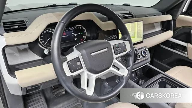 Land Rover Defender (L663) 2022 Темно-зеленый из Кореи, фото 4