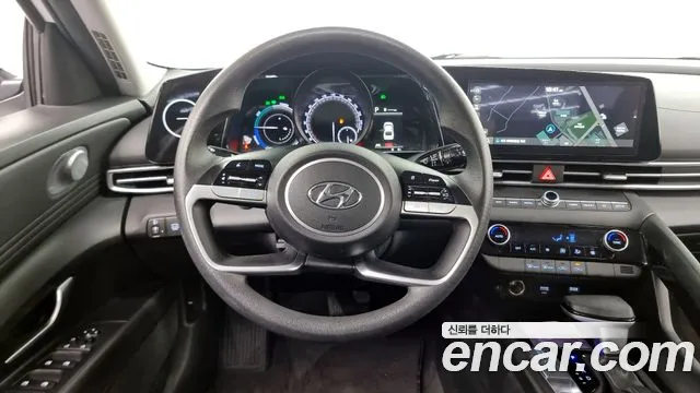 Hyundai Avante Hybrid (CN7) 2021 Белый из Кореи, фото 4