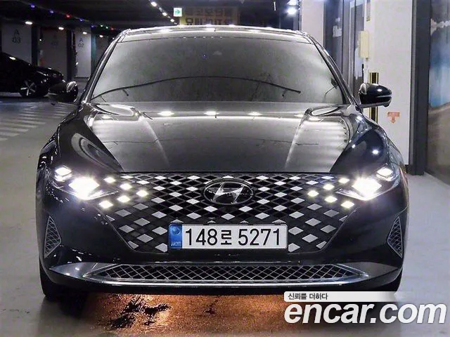 Hyundai The New Grandeur IG Hybrid 2020 Черный из Кореи, фото 4