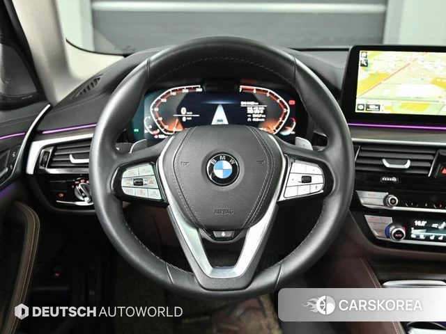 BMW 5 Series (G30) 2023 Черный из Кореи, фото 4