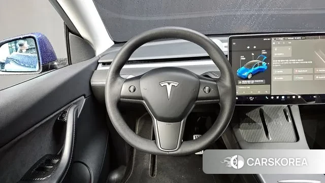 Tesla Model Y 2021 Синий из Кореи, фото 4