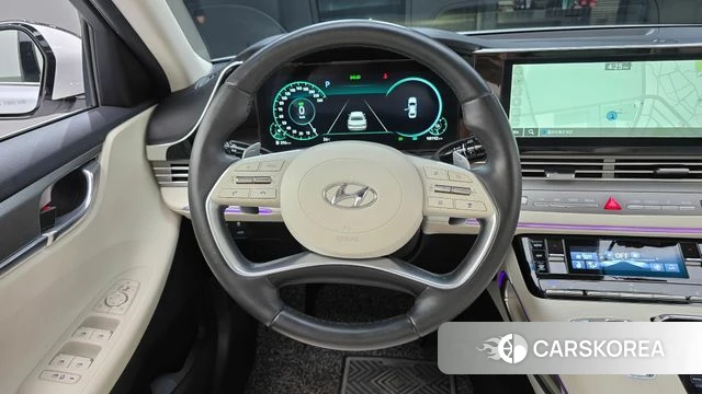 Hyundai The New Grandeur IG Hybrid 2021 Белый из Кореи, фото 4