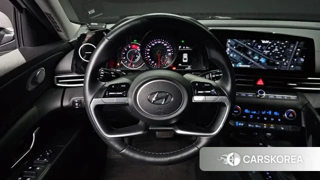 Hyundai Avante (CN7) 2021 Серебристо-серый из Кореи, фото 4