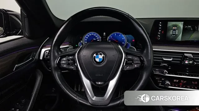 BMW 5 Series (G30) 2018 Синий из Кореи, фото 4