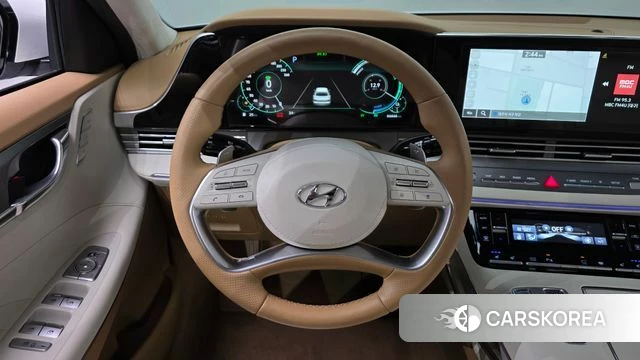 Hyundai The New Grandeur IG Hybrid 2022 Белый из Кореи, фото 4