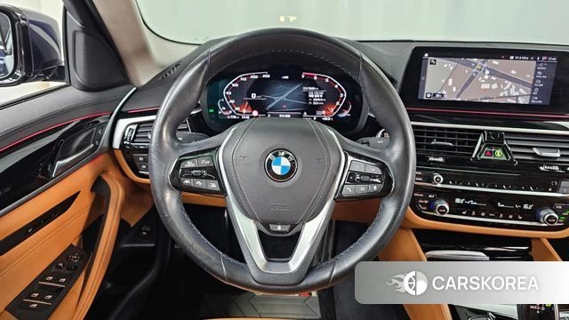 BMW 5 Series (G30) 2019 Синий из Кореи, фото 4