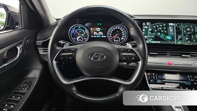 Hyundai The New Grandeur IG Hybrid 2021 Синий из Кореи, фото 4