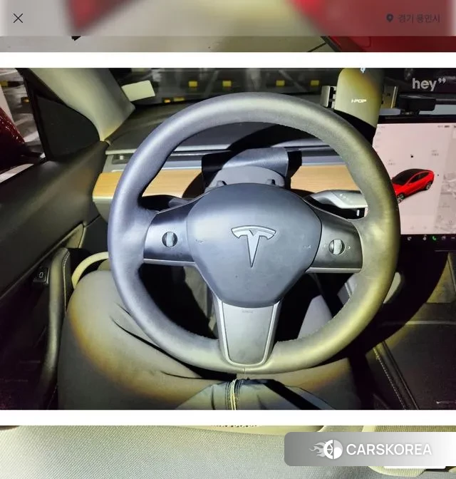 Tesla Model Y 2021 Красный из Кореи, фото 4