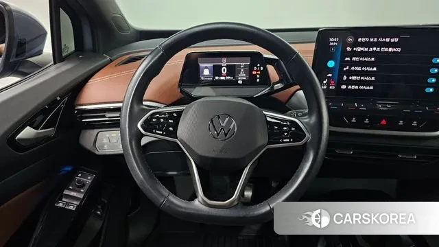Volkswagen ID.4 2022 Серый из Кореи, фото 4