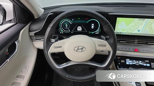 Hyundai The New Grandeur IG Hybrid 2022 Белый из Кореи, фото 4