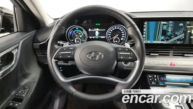 Hyundai The New Grandeur IG Hybrid 2021 Черный из Кореи, фото 4