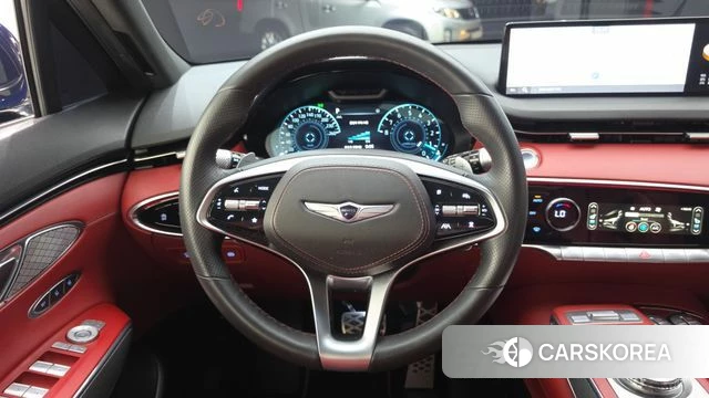Genesis GV70 2021 Синий из Кореи, фото 4