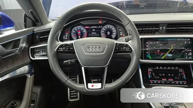 Audi A7 (4K) 2020 Синий из Кореи, фото 4