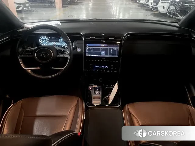 Hyundai Tucson Hybrid (NX4) 2021 Белый из Кореи, фото 4