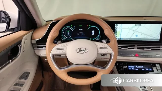 Hyundai The New Grandeur IG Hybrid 2020 Белый из Кореи, фото 4