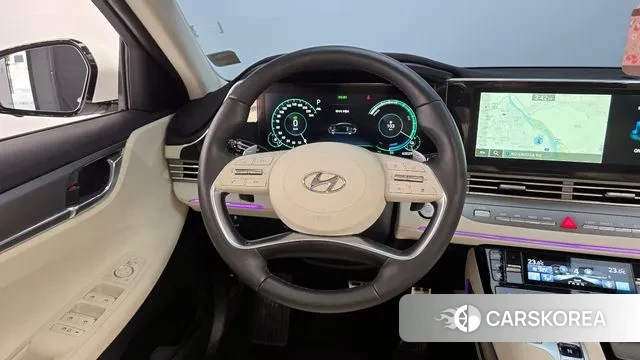 Hyundai The New Grandeur IG Hybrid 2021 Белый из Кореи, фото 4