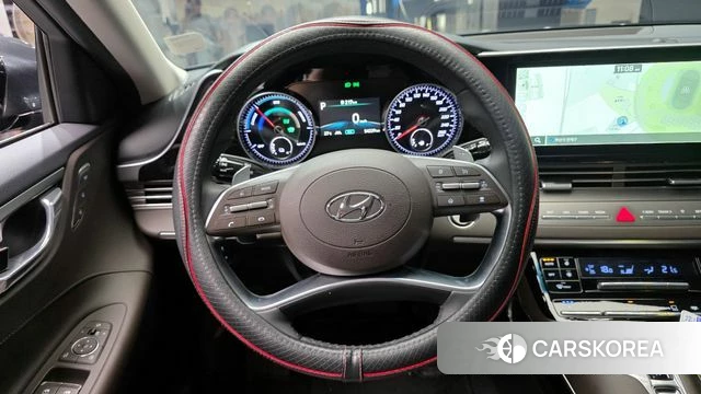 Hyundai The New Grandeur IG Hybrid 2022 Серый из Кореи, фото 4