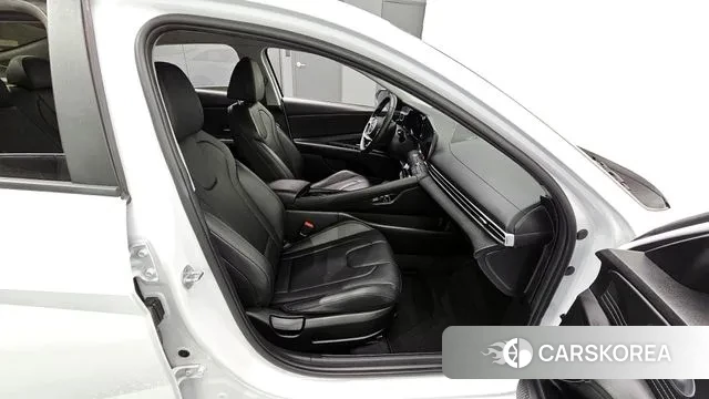 Hyundai Avante Hybrid (CN7) 2021 Белый из Кореи, фото 4