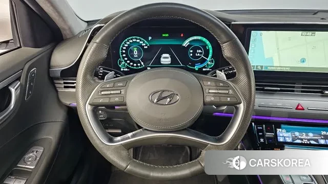 Hyundai The New Grandeur IG Hybrid 2021 Белый из Кореи, фото 4