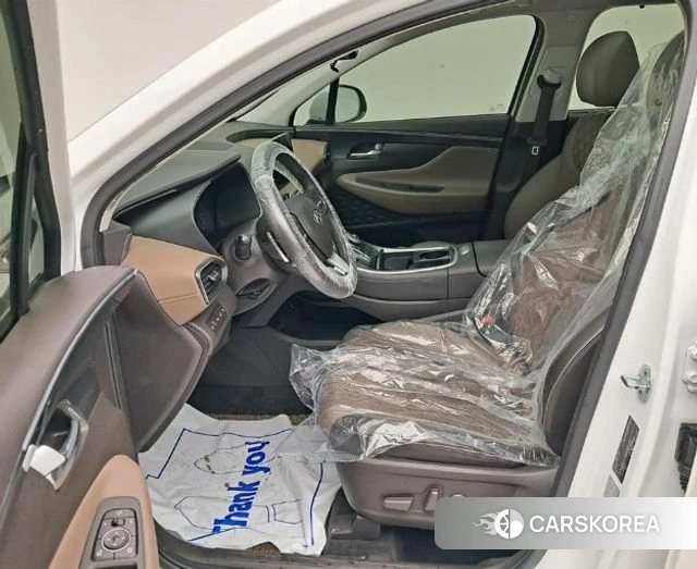 Hyundai The New Santa Fe 2021 Белый из Кореи, фото 4