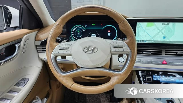 Hyundai The New Grandeur IG Hybrid 2021 Белый из Кореи, фото 4