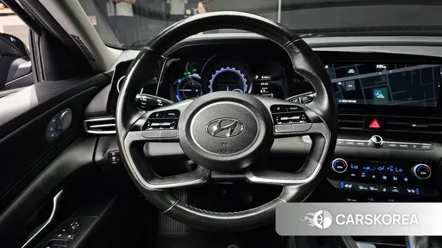 Hyundai Avante Hybrid (CN7) 2020 Черный из Кореи, фото 4
