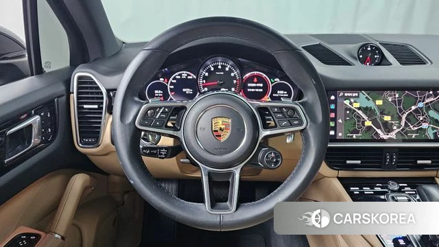 Porsche Cayenne (PO536) 2022 Черный из Кореи, фото 4
