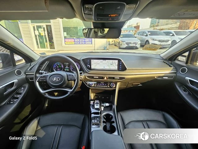 Hyundai Sonata Hybrid (DN8) 2021 Серебристо-серый из Кореи, фото 4