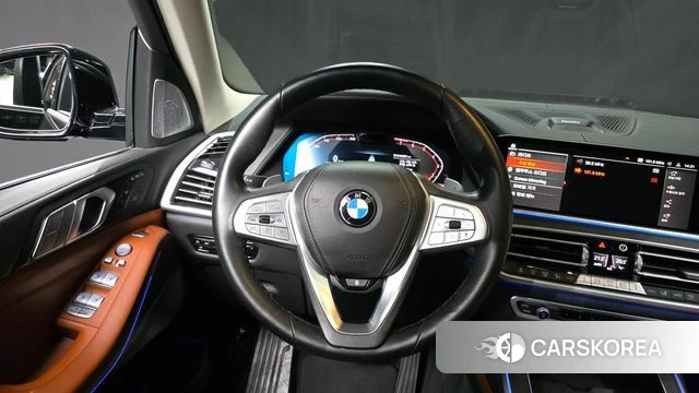 BMW X7 (G07) 2021 Черный из Кореи, фото 4