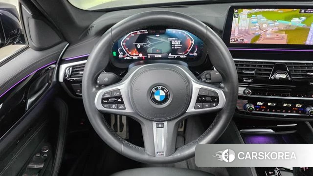 BMW 5 Series (G30) 2021 Черный из Кореи, фото 4