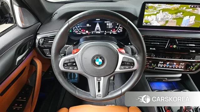 BMW M5 (F90) 2021 Черный из Кореи, фото 4