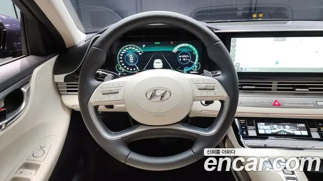 Hyundai The New Grandeur IG Hybrid 2021 Синий из Кореи, фото 4