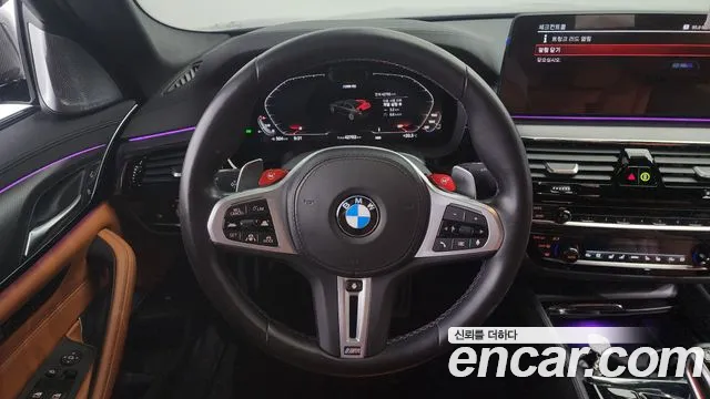 BMW M5 (F90) 2022 Черный из Кореи, фото 4