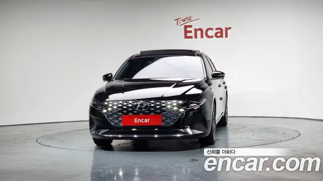 Hyundai The New Grandeur IG Hybrid 2021 Черный из Кореи, фото 4
