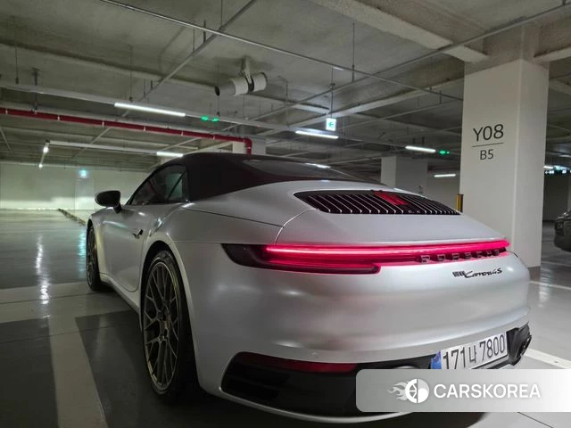 Porsche 911(992) 2020 Темно-зеленый из Кореи, фото 4
