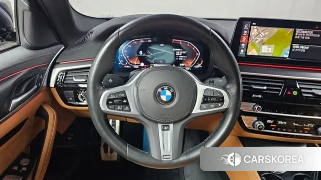 BMW 5 Series (G30) 2022 Черный из Кореи, фото 4