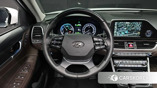 Hyundai Grandeur IG Hybrid 2019 Белый из Кореи, фото 4