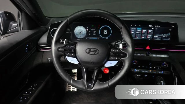 Hyundai The New Avante (CN7) 2023 Черный из Кореи, фото 4