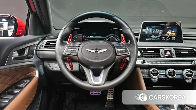 Genesis G70 2019 Красный из Кореи, фото 4