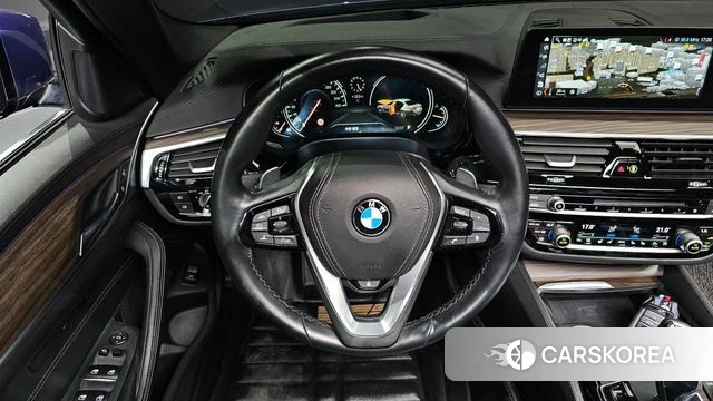 BMW 5 Series (G30) 2018 Синий из Кореи, фото 4