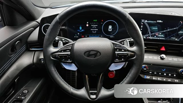 Hyundai The New Avante (CN7) 2023 Небесно-голубой из Кореи, фото 4