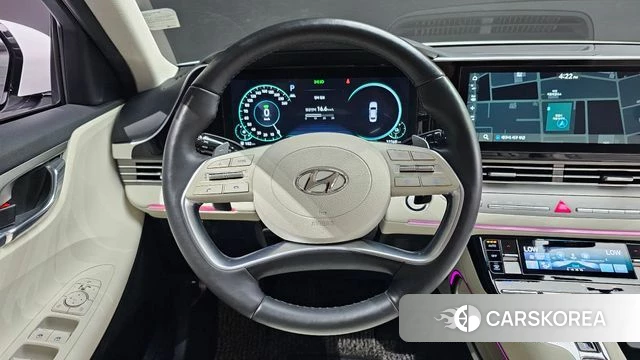 Hyundai The New Grandeur IG Hybrid 2022 Белый из Кореи, фото 4