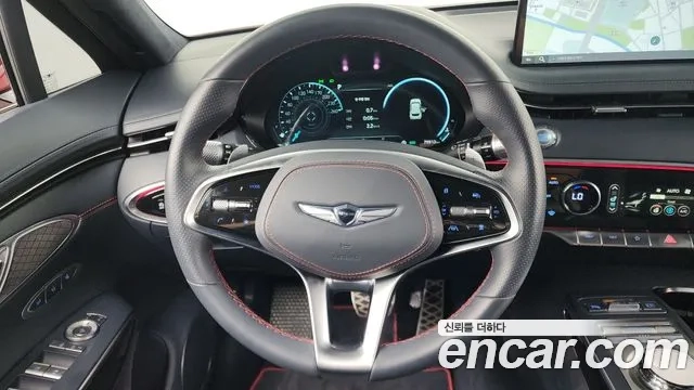 Genesis GV70 2021 Красный из Кореи, фото 4