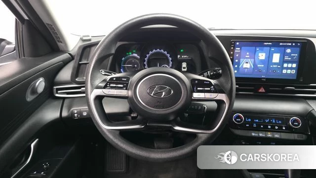 Hyundai Avante Hybrid (CN7) 2021 Белый из Кореи, фото 4